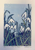 First to Bloom Framed Linocut - Rachel Knowles_Just Makers