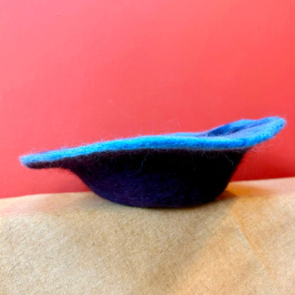 Fishbowl in Blue Felt Sculpture - Felts by Hannah_Just Makers