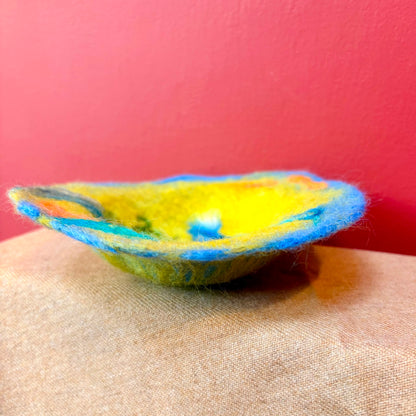 Fishbowl in Green Felt Sculpture - Felts by Hannah_Just Makers