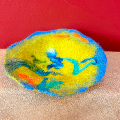Fishbowl in Green Felt Sculpture - Felts by Hannah_Just Makers
