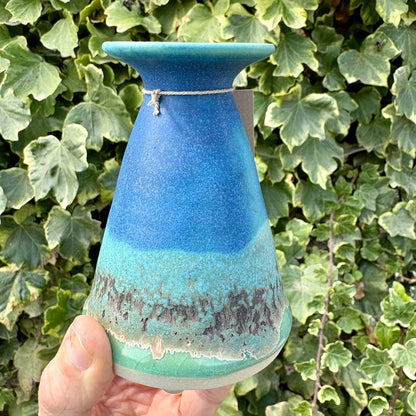 Flared Bud Vase - Skyline - Lorna Gilbert_Just MAkers