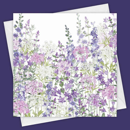 Floral Symphony Greeting Card by Fiona Calder - Just Makers Fiona Calder Designs