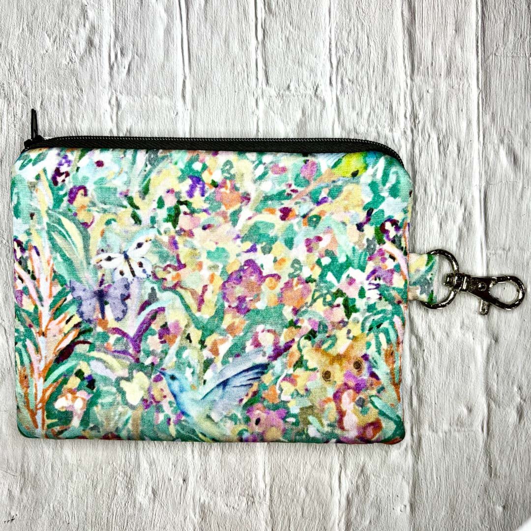 Flower Fields Silk Pouch - Pattern Passion - Just Makers Pattern Passion