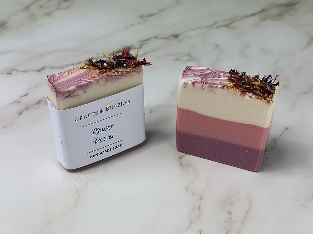 Flower Power Handmade Soap - Crafts and Bubbles_Just Makers