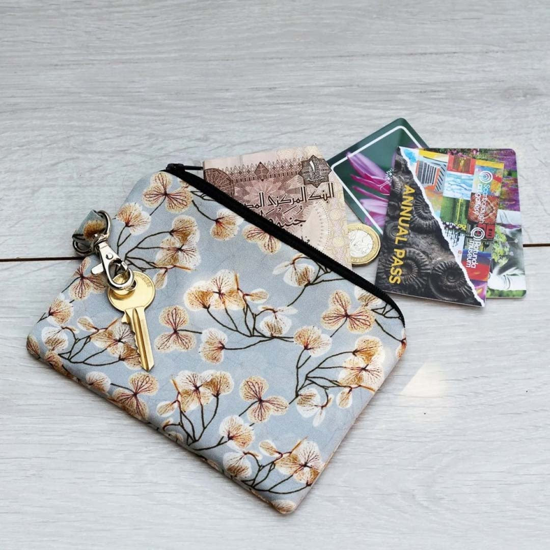 Flowering Blossoms Silk Pouch  - Pattern Passion_Just Makers
