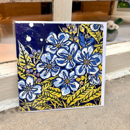 Forget me Nots Greeting Card - Rachel Knowles_Just Makers