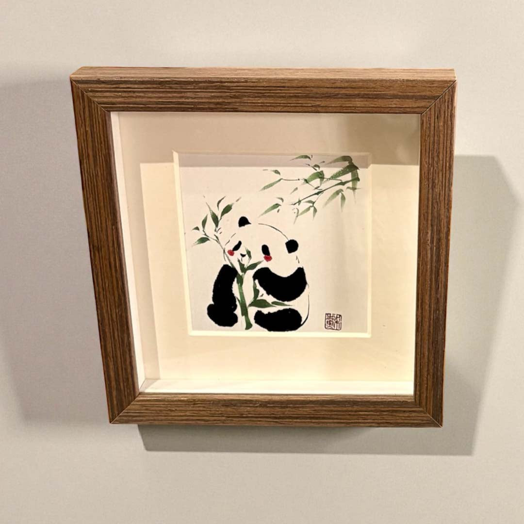 Framed Panda Print - Su Yao_Just Makers