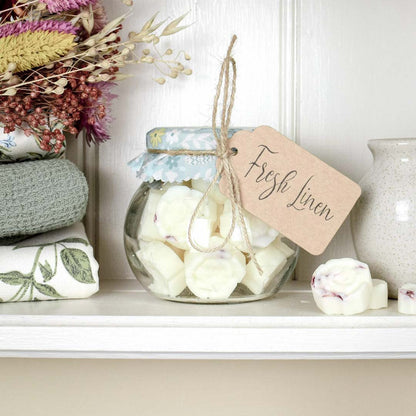 Fresh Linen Natural Soy Wax Melts - Dales Studios Co_Just Makers