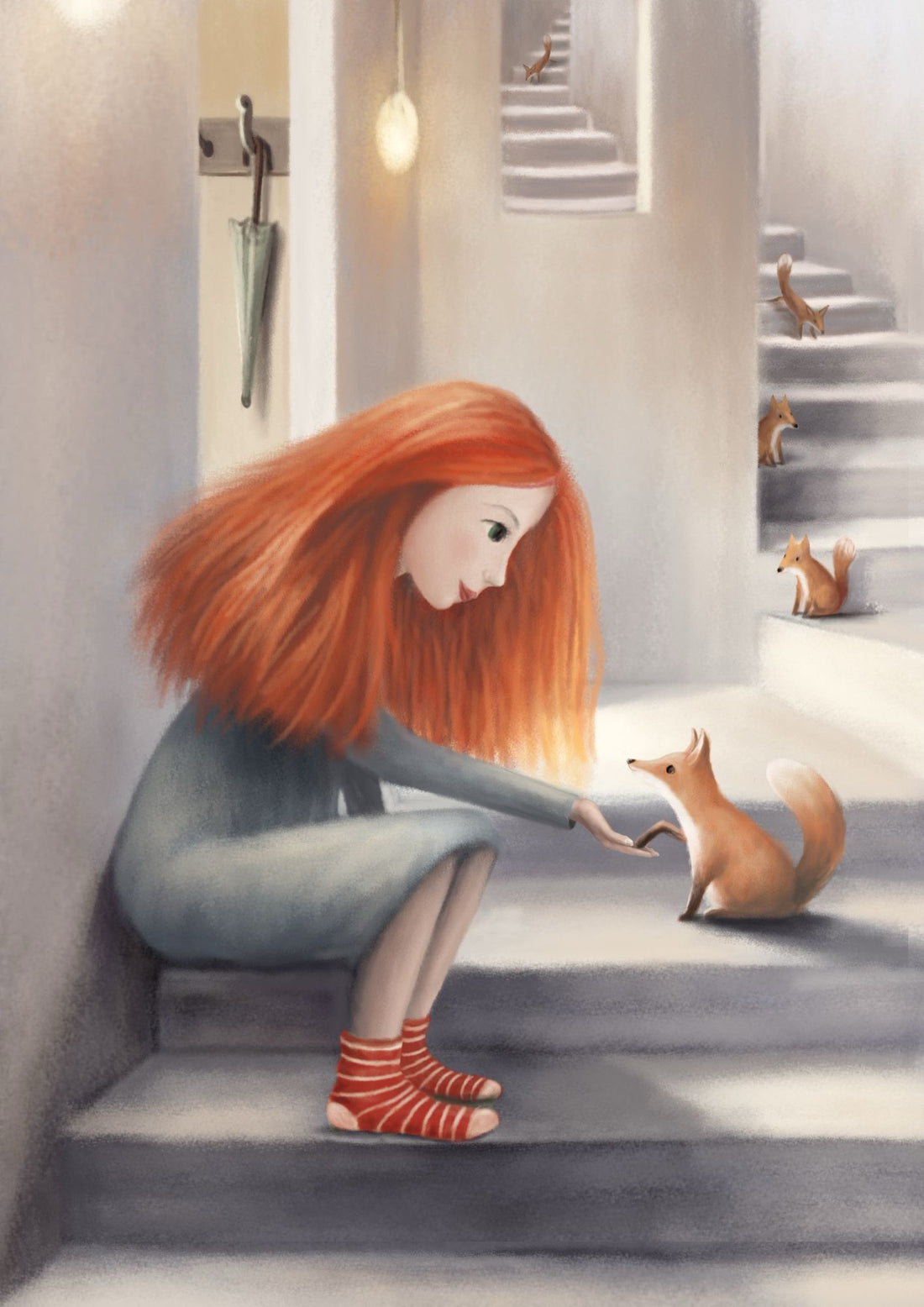 Friendly Foxes Demelsa Haughton Print_Just Makers