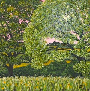 From Harwood to Almscliffe Crag Giclee Print Unframed - Sarah Jane Nicholls_Just Makers