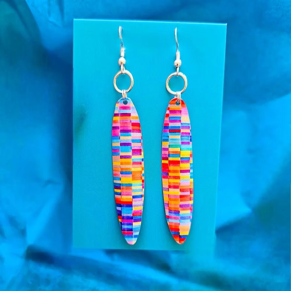 Fusion Candy Floss Earrings - Nancy Jones - Just Makers Nancy Jones Jewellery