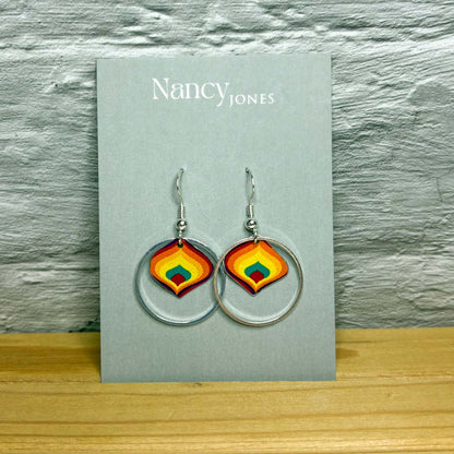 Fusion Retro Cool Beans Earrings - Nancy Jones_Just Makers