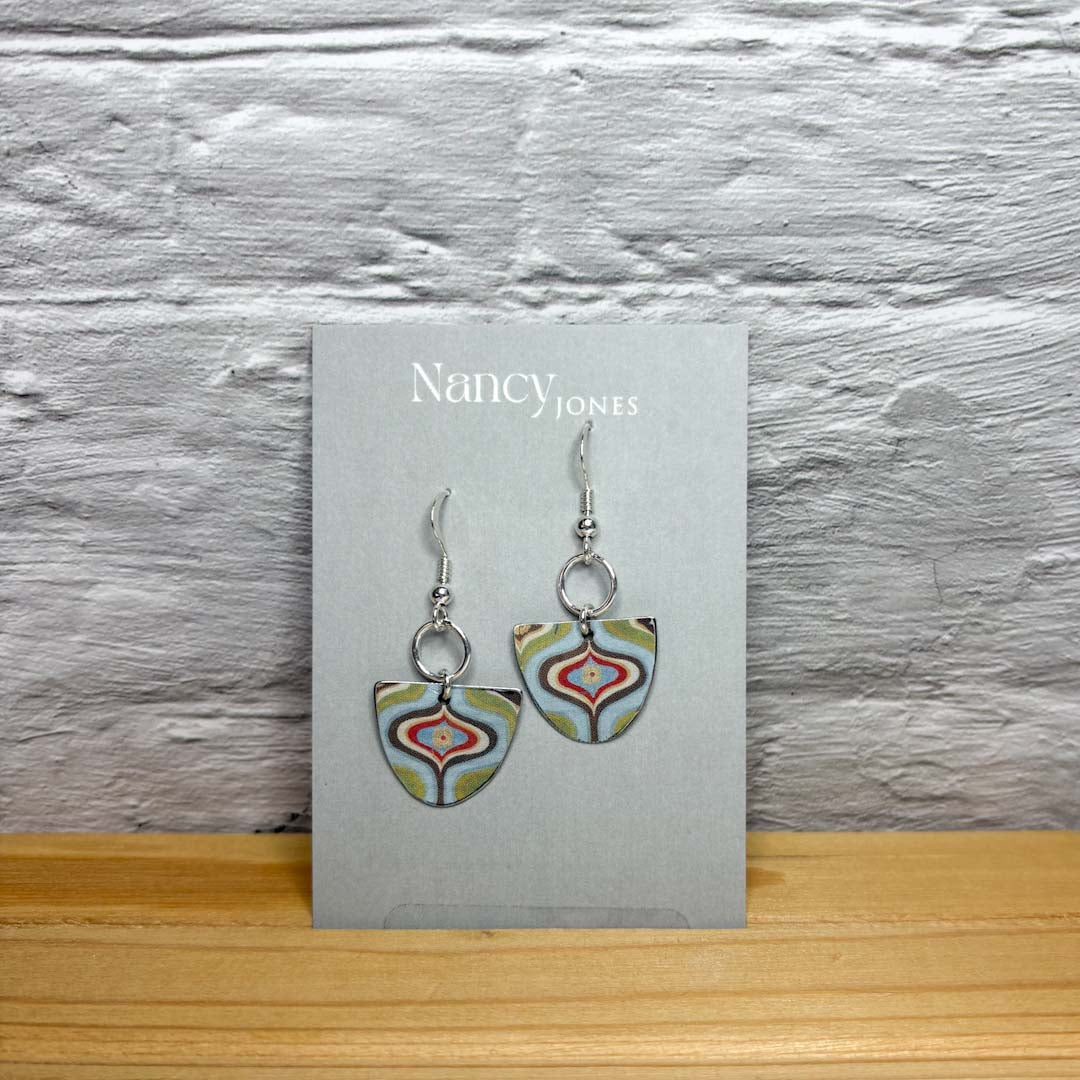 Fusion Vintage Fossil Earrings - Nancy Jones_Just Makers