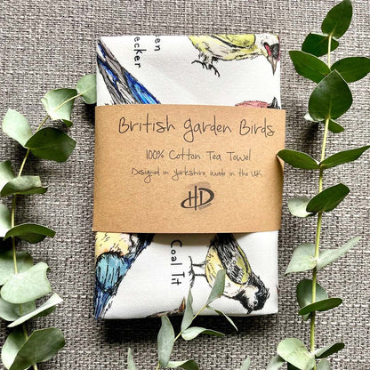 Garden Birds Tea Towel - HD Designs_Just Makers