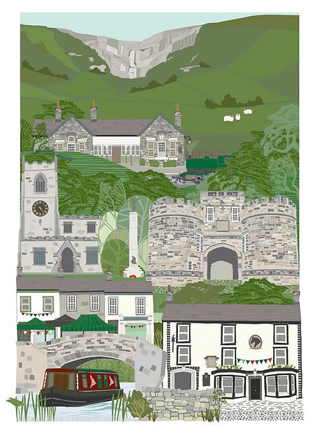Gateway to the Dales Mounted Print - Jane Gales_Just Makers