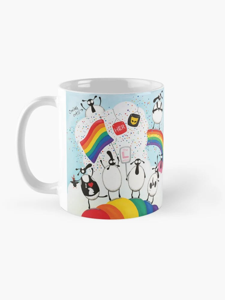 Gays and Baasexuals Ceramic Mug - Mervyn Tay Art_Just Makers