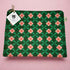 Geo Flowers Fabric Pouch - Maggie Magoo Designs_Just Makers
