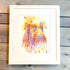 George the Dog Original Framed Watercolour - Sandie Turner_just makers