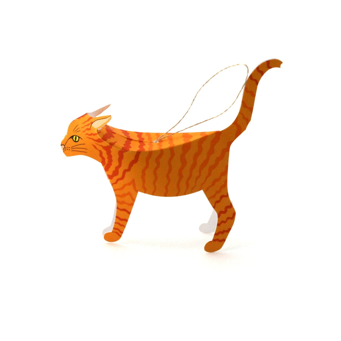 Ginger Cat Pop-Up 3D Card &amp; Decoration_Just Makers