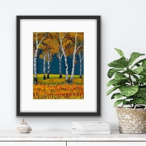 Glass Forest Giclee Print Unframed - Sarah Jane Nicholls_Just Makers