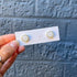 Gold Trim Circle Studs - CH Handmade_Just Makers