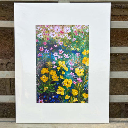 Good Evening Primrose Mounted Print - Julia Wardingley_Just Makers