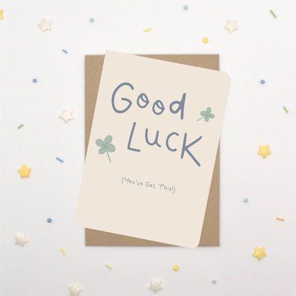Good Luck Card - Scribble &amp; Print Co_Just Makers