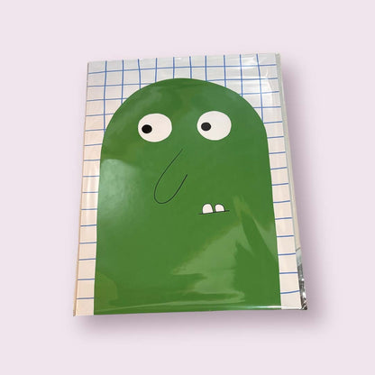 Green Face Print - Rat Bean Kat_Just Makers