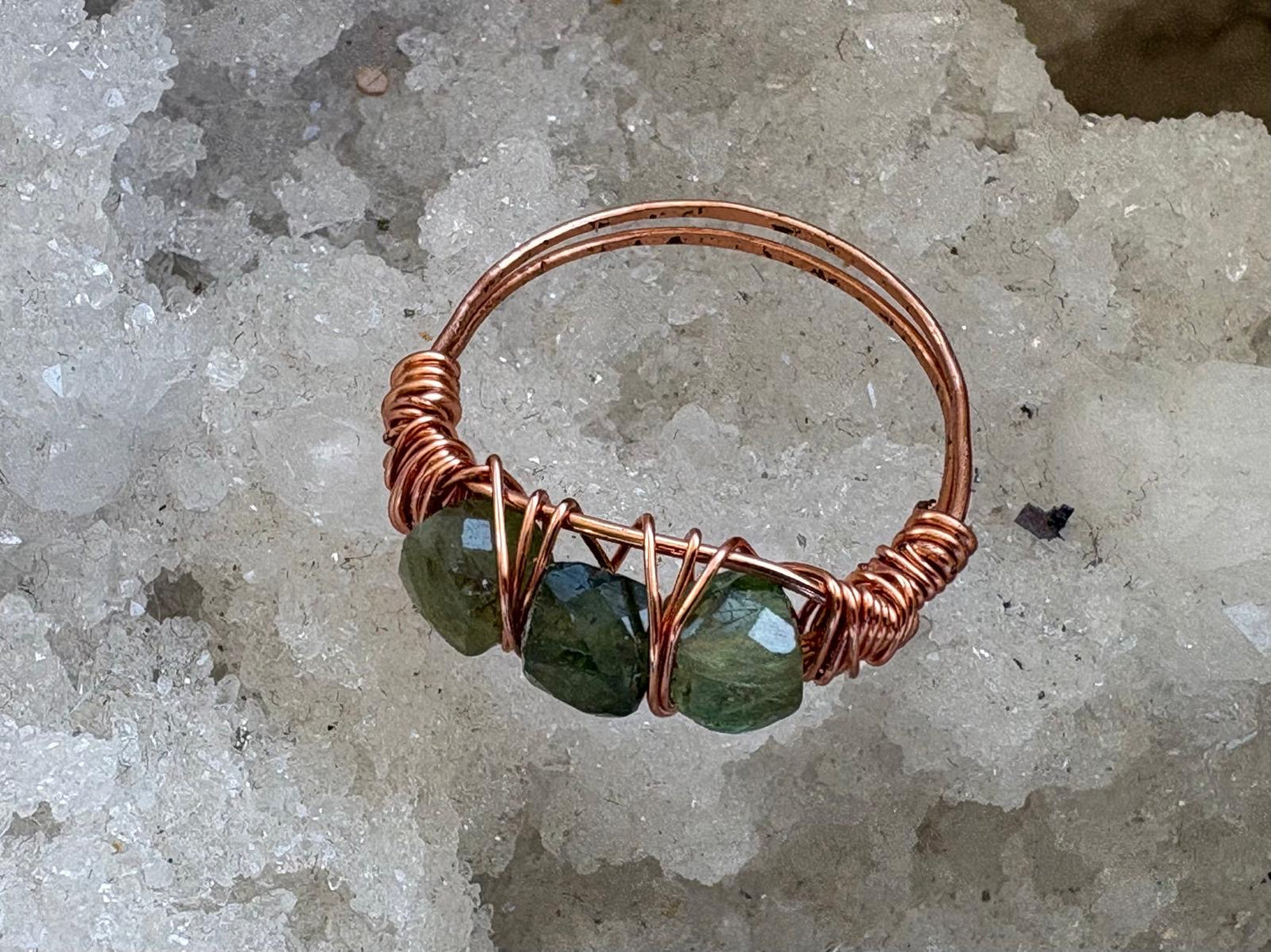 Green Quartz Ring - Hart, Body and Soul_Just Makers
