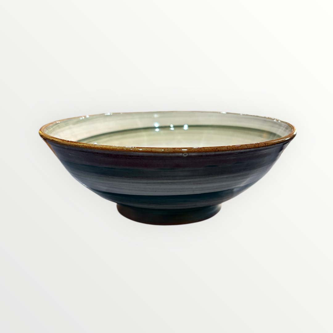 Green Wold Pottery Bowl - Medium Size_Just Makers