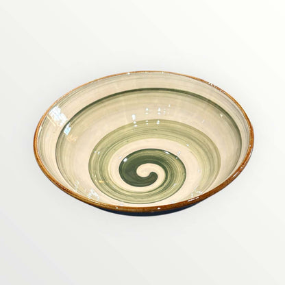 Green Wold Pottery Bowl - Medium Size_Just Makers