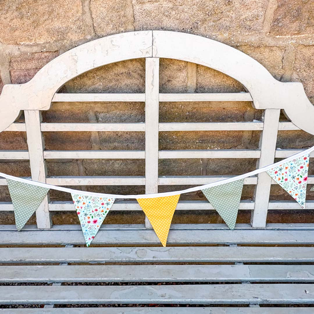 Green and Yellow Bunting - Made by Marianne_Just Makers