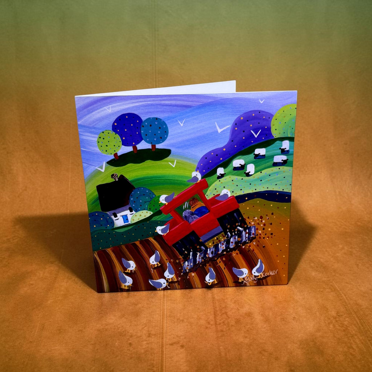 Grubs Up Greeting Card - Nikky Corker_Just Makers