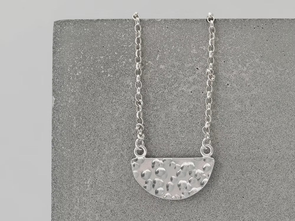 Half Moon Bib Necklace - Tori Foster Jewellery - Just Makers Tori Foster Jewellery