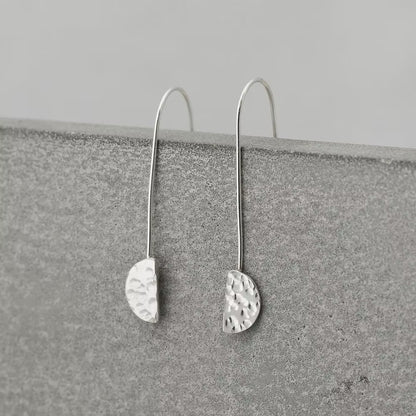 Half Moon Drop Earrings - Tori Foster Jewellery_Just Makers
