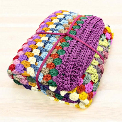 Hand Crocheted Blanket 2- Robins and Rainbows_Just Makers