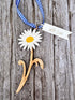 Hand Painted Hanging Daisy Decoration - Natty Deco_Just Makers
