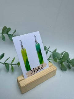 Hand Painted Marble Earrings - Make Harrogate Earrings