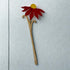 Hand Painted Red Echinacea Flower Stem - Natty Deco_Just Makers