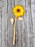 Hand Painted Sunflower Stem - Natty Deco_Just Makers
