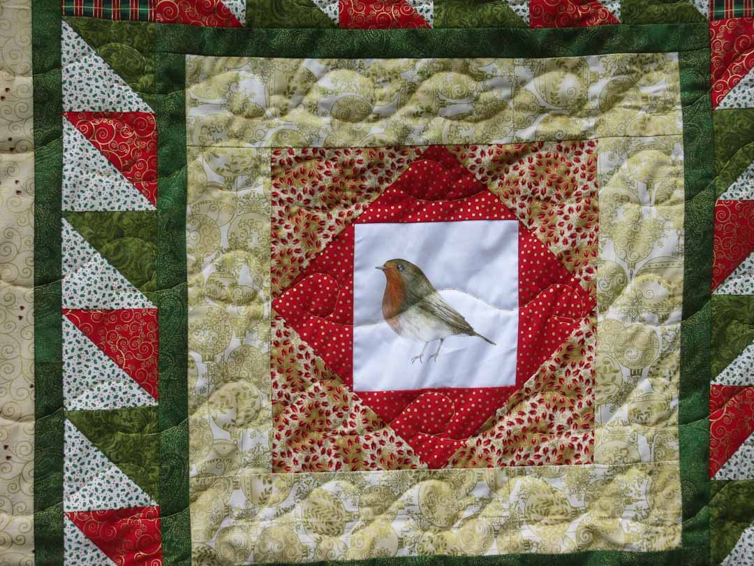 Handmade Robin Quilt - Bee-spoke Quilts_Just Makers