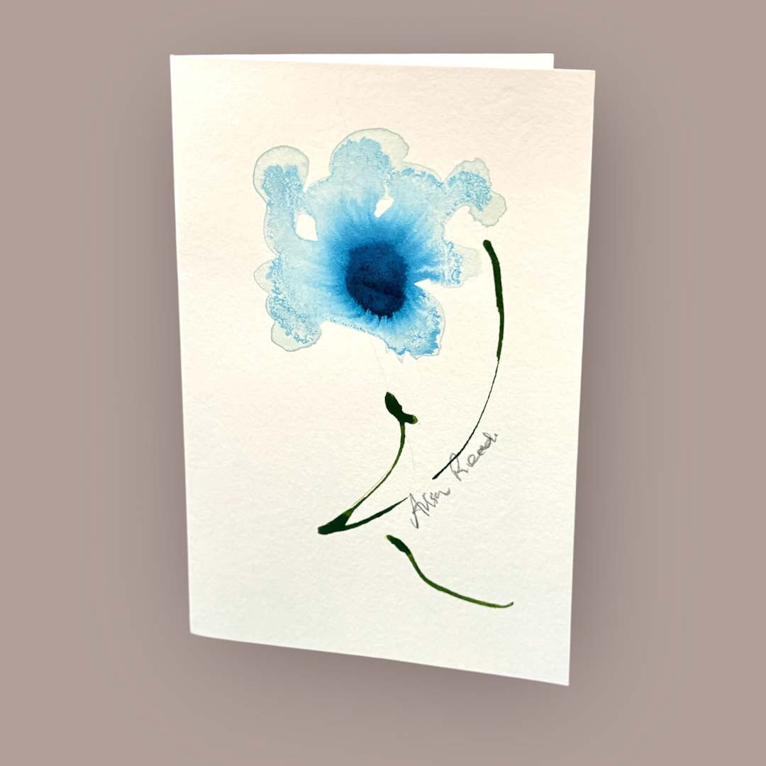 Handpainted Card - Ailsa Read - Just Makers Ailsa Read Fine Art Painter