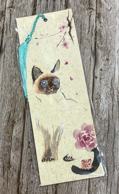 Handpainted Cat Bookmark - Su Yao_Just Makers