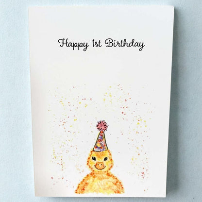 Happy 1st Birthday Card - Beverley Holgate_Just Makers