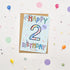 Happy 2nd Birthday Card - Scribble & Print Co_Just Makers