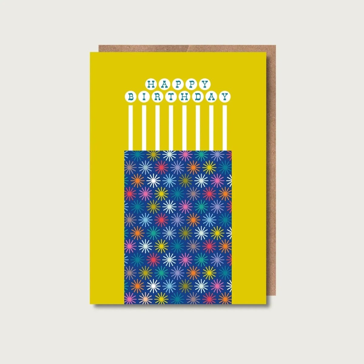 Happy Birthday Cake Card - Maggie Magoo Designs - Just Makers Maggie Magoo Designs