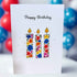 Happy Birthday Candles Greeting Card - Beverley Holgate_Just Makers