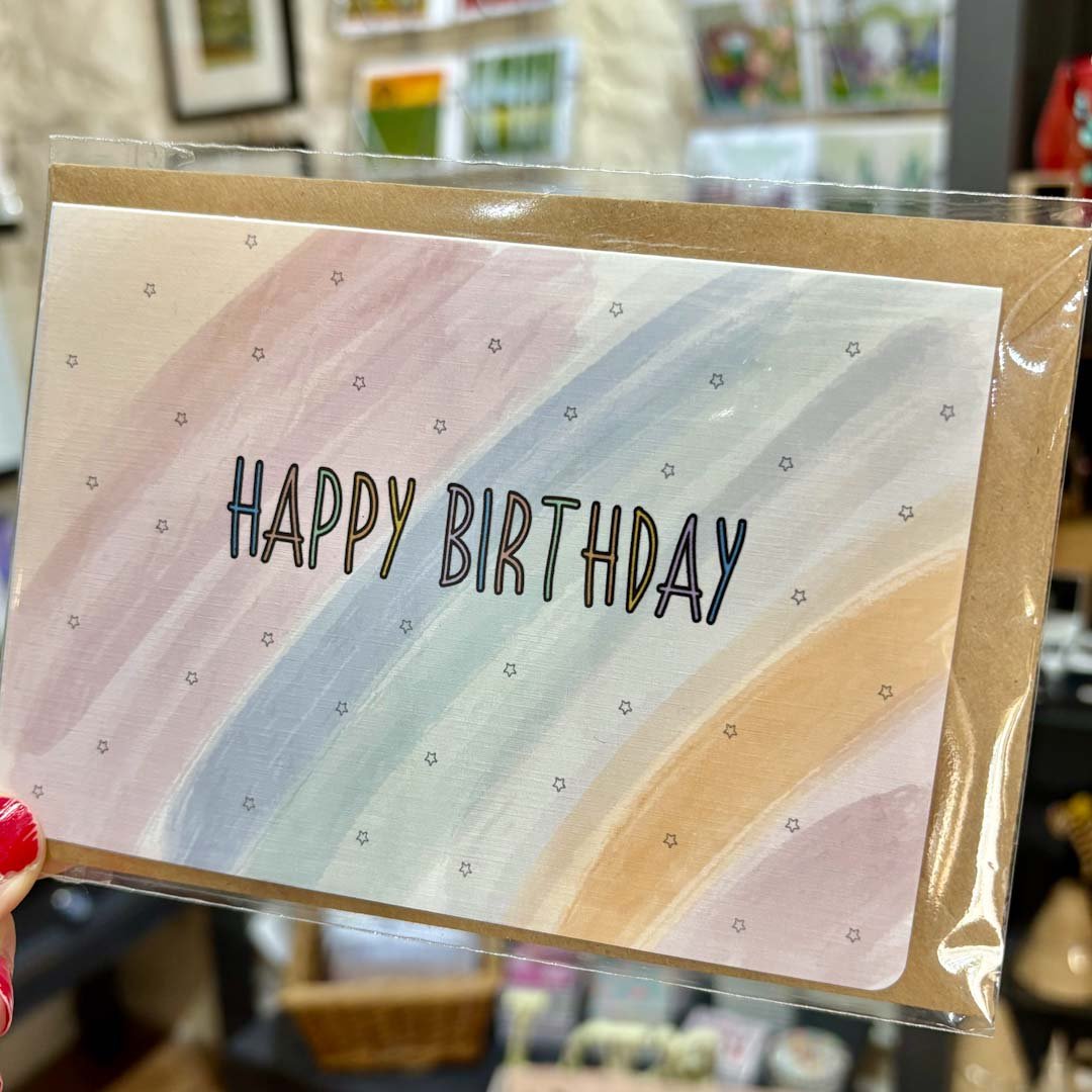 Happy Birthday Card - Scribble &amp; Print Co - Just Makers Rachel of Scribble &amp; Print Co