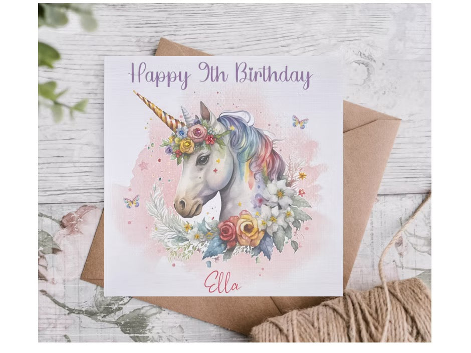 Happy Birthday Unicorn by Bright Night Cards_Just Makers