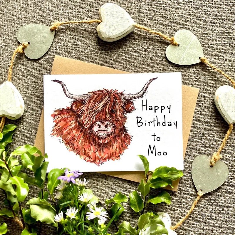 Happy Birthday to Moo Card - HD Designs - Just Makers HD Designs